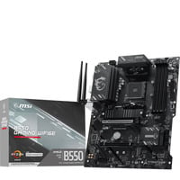 MSI B550 GAMING WIFI6E, Placa base negro/Plateado