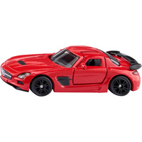 SIKU Mercedes-Benz SLS AMG Black Series, Automóvil de construcción rojo/Negro, Coche, 3 año(s), Metal, Plástico, Rojo