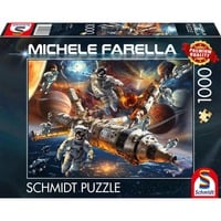 Schmidt Spiele Michele Farella: Mundos estelares mágicos - Ingravidez en el espacio, Puzzle 
