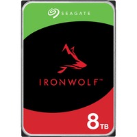 Seagate IronWolf ST8000VN004 disco duro interno 3.5" 8000 GB Serial ATA III, Unidad de disco duro 3.5", 8000 GB, 7200 RPM