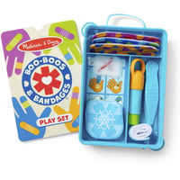Spin Master MELISSA & DOUG - Set de Juego Botiquín de Primeros Auxilios de Juguete, 16 Piezas con 6 Heridas Mágicas Reutilizables - 6074904 - Juguetes Niños 3 años + - Regalo Niño 3 años +, Juego de rol MELISSA & DOUG - Set de Juego Botiquín de Primeros Auxilios de Juguete, 16 Piezas con 6 Heridas Mágicas Reutilizables - 6074904 - Juguetes Niños 3 años + - Regalo Niño 3 años +
