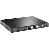 TP-Link Omada SG3428XMP switch Gestionado L2+ Gigabit Ethernet (10/100/1000) Energía sobre Ethernet (PoE) 1U Negro, Interruptor/Conmutador Gestionado, L2+, Gigabit Ethernet (10/100/1000), Energía sobre Ethernet (PoE), Montaje en rack, 1U