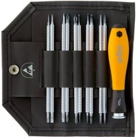 Wiha Destornillador con juego de hojas intercambiables SYSTEM 4 ESD amarillo/Negro