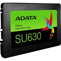 ADATA ULTIMATE SU630 2.5" 240 GB SATA QLC 3D NAND, Unidad de estado sólido negro, 240 GB, 2.5", 520 MB/s, 6 Gbit/s