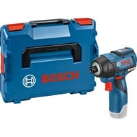 Bosch GDR 12V-110 Professional 2600 RPM Negro, Azul, Rojo, Tornillo de percusión azul/Negro, Destornillador de impacto, Mango de pistola, 1/4", Negro, Azul, Rojo, Sin escobillas, 2600 RPM