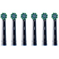 Braun Oral-B Pro Cross Action cabezales de repuesto paquete de 6, Cabezal de cepillo negro