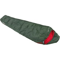 High Peak Black Arrow, Saco de dormir verde/Rojo