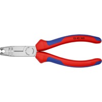 KNIPEX 13 42 165, Alicates pelacables rojo/Azul