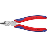 KNIPEX Electronic Super Knips XL Cortacables, Alicates eléctricos rojo/Azul, Cortacables, 1,23 cm, Acero, Azul/Rojo, 14 cm, 77 g