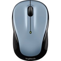 Logitech M325s ratón Viajes Ambidextro RF inalámbrico Óptico 1000 DPI plateado claro/Negro, Ambidextro, Óptico, RF inalámbrico, 1000 DPI, Negro, Gris