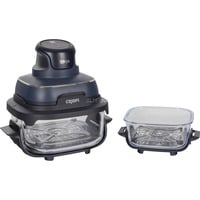 Ninja FN101EUGY, Freidora de aire caliente gris azul oscuro/Transparente