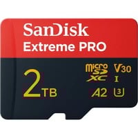 SanDisk Extreme PRO 2 TB microSDXC, Tarjeta de memoria 