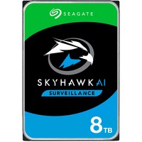 Seagate Surveillance HDD SkyHawk AI 3.5" 8000 GB Serial ATA III, Unidad de disco duro 3.5", 8000 GB, 7200 RPM