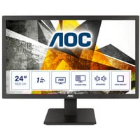 AOC E2475SWJ reacondicionado, Monitor LED negro