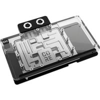 Alphacool Core RX 9070 XT Red Devil, Refrigeración por agua transparente/Cromado
