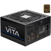 Chieftec Vita Netzteil 850W 80+Bronze - PC-/Server Netzteil - 14,17 min unidad de fuente de alimentación 20+4 pin ATX PS/2 Negro, Fuente de alimentación de PC negro, 17 min, 850 W, 100 - 240 V, Activo, 20+4 pin ATX, 65 cm, 450 mm