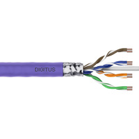 Digitus Cable de instalación Professional Cat.6 F/UTP simplex, Cca violeta