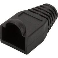 Digitus Cubierta antitorsión para conector RJ-45, Doble protección negro