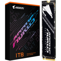 GIGABYTE AORUS Gen4 7300 1 TB M.2 PCI Express 4.0 NVMe 3D TLC NAND, Unidad de estado sólido negro, 1 TB, M.2, 7300 MB/s