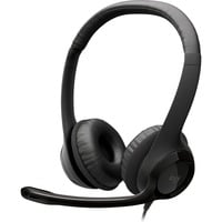 Logitech LGT-H390 Auriculares y Cascos, Auriculares con micrófono negro, Alámbrico, Oficina/Centro de llamadas, 20 - 20000 Hz, 197 g, Auriculares, Negro, Minorista