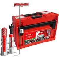 fischer Tacos DuoLine Tanos-Box M173, Pasador gris claro/Rojo