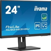 iiyama ProLite XUB2463HSU-B1 pantalla para PC 60,5 cm (23.8") 1920 x 1080 Pixeles Full HD LED Negro, Monitor LED negro (mate), 60,5 cm (23.8"), 1920 x 1080 Pixeles, Full HD, LED, 3 ms, Negro