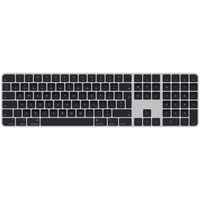 Apple Magic Keyboard teclado USB + Bluetooth QWERTY Inglés Negro, Plata plateado/Negro, Completo (100%), USB + Bluetooth, QWERTY, Negro, Plata