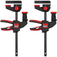 BESSEY 2x abrazadera de mesa de una mano EZR15SET, Gato negro/Rojo