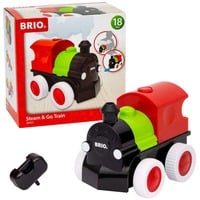 BRIO Tren Push & Go con vapor, Vehículo de juguete 