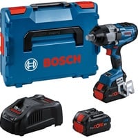 Bosch PRO Llave de impacto inalámbrica BITURBO GDS 18V-1600 HC Professional, 18Volt, Tornillo de percusión azul/Negro