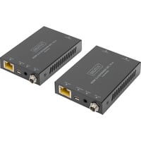 Digitus Set Extensor HDMI 4K/60Hz, 70 Metros, Alargador de HDMI negro