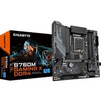 GIGABYTE B760 GAMING X DDR4, Placa base negro/Gris
