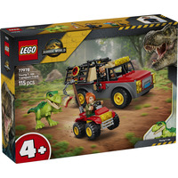 LEGO Transportador Jurassic World para el joven T.Rex, Juegos de construcción 