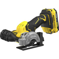 Stanley Cortadora multimaterial inalámbrica, 18 Voltios, Máquina de corte negro/Amarillo