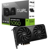 ASUS GeForce RTX 5060 DUAL OC EVO Edition 8GB, Tarjeta gráfica negro