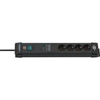 Brennenstuhl 1951140300, Regleta negro
