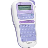Brother PTH200YP1 impresora de etiquetas Transferencia térmica 180 x 180 DPI TZe QWERTY, Rotulador blanco/Lila, QWERTY, TZe, Transferencia térmica, 180 x 180 DPI, Azul, Blanco