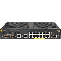 Hewlett Packard Enterprise Aruba 2930F 12G PoE+ 2G/2SFP+ Gestionado L3 Gigabit Ethernet (10/100/1000) Energía sobre Ethernet (PoE) 1U Negro, Interruptor/Conmutador Gestionado, L3, Gigabit Ethernet (10/100/1000), Energía sobre Ethernet (PoE), Montaje en rack, 1U