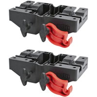 BESSEY Soporte multifuncional grande STE-MH-SET negro/Rojo