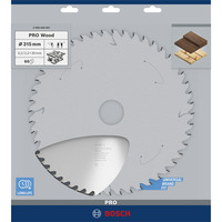 Bosch 2 608 640 651 hoja de sierra circular 31,5 cm 1 pieza(s) Madera, 31,5 cm, 3 cm, 2,2 mm, 3,2 mm, Bosch