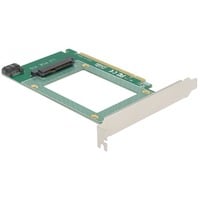 DeLOCK 90051 tarjeta y adaptador de interfaz Interno U.2, Tarjeta de interfaz PCIe, U.2, PCIe 4.0, Verde, PC, FCC
