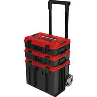 EINHELL Maletín de sistema E-Case Tower, Carros de herramienta negro/Rojo