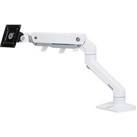 Ergotron HX Series 45-647-216 soporte para monitor 124,5 cm (49") Blanco Escritorio, Soporte de monitor blanco, Abrazadera, 19,1 kg, 124,5 cm (49"), 100 x 100 mm, Ajustes de altura, Blanco