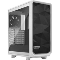 Fractal Design Meshify 2 Compact Torre Blanco, Cajas de torre blanco/Negro, Torre, PC, Blanco, ATX, micro ATX, Mini-ITX, Acero, Vidrio templado, Juego