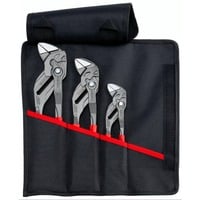 KNIPEX Juego de llaves de pinza, 3 piezas, Set de pinzas rojo