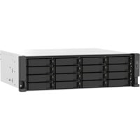 QNAP TS-1673AU-RP-16G servidor de almacenamiento NAS Bastidor (3U) Ryzen Embedded V1500B 16 GB DDR4 0 TB QNAP QTS Negro, Gris NAS, Bastidor (3U), Ryzen Embedded, V1500B, 16 GB, DDR4