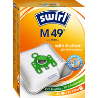 Swirl Bolsas para aspiradora M 49 EcoPor, Bolsas de aspiradora 