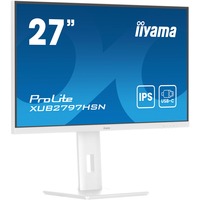 iiyama ProLite XUB2797HSN-W2 pantalla para PC 68,6 cm (27") 1920 x 1080 Pixeles Full HD LED Blanco, Monitor LED blanco (mate), 68,6 cm (27"), 1920 x 1080 Pixeles, Full HD, LED, 1 ms, Blanco