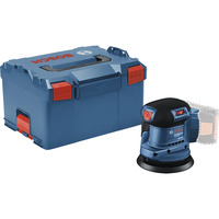 Bosch Lijadora excéntrica a batería GEX 185-LI Professional solo, 18 Voltios, Lijadora orbital azul/Negro