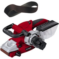 EINHELL RT-BS 75 Lijadora de banda rojo/Negro, Lijadora de banda, 300 m/min, 400 m/min, Corriente alterna, 230 V, 3,4 kg